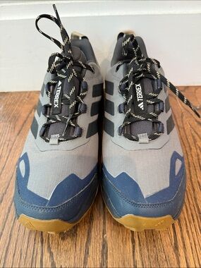 adidas Terrex Grey, Navy & Black Trail Sneakers- Size 9